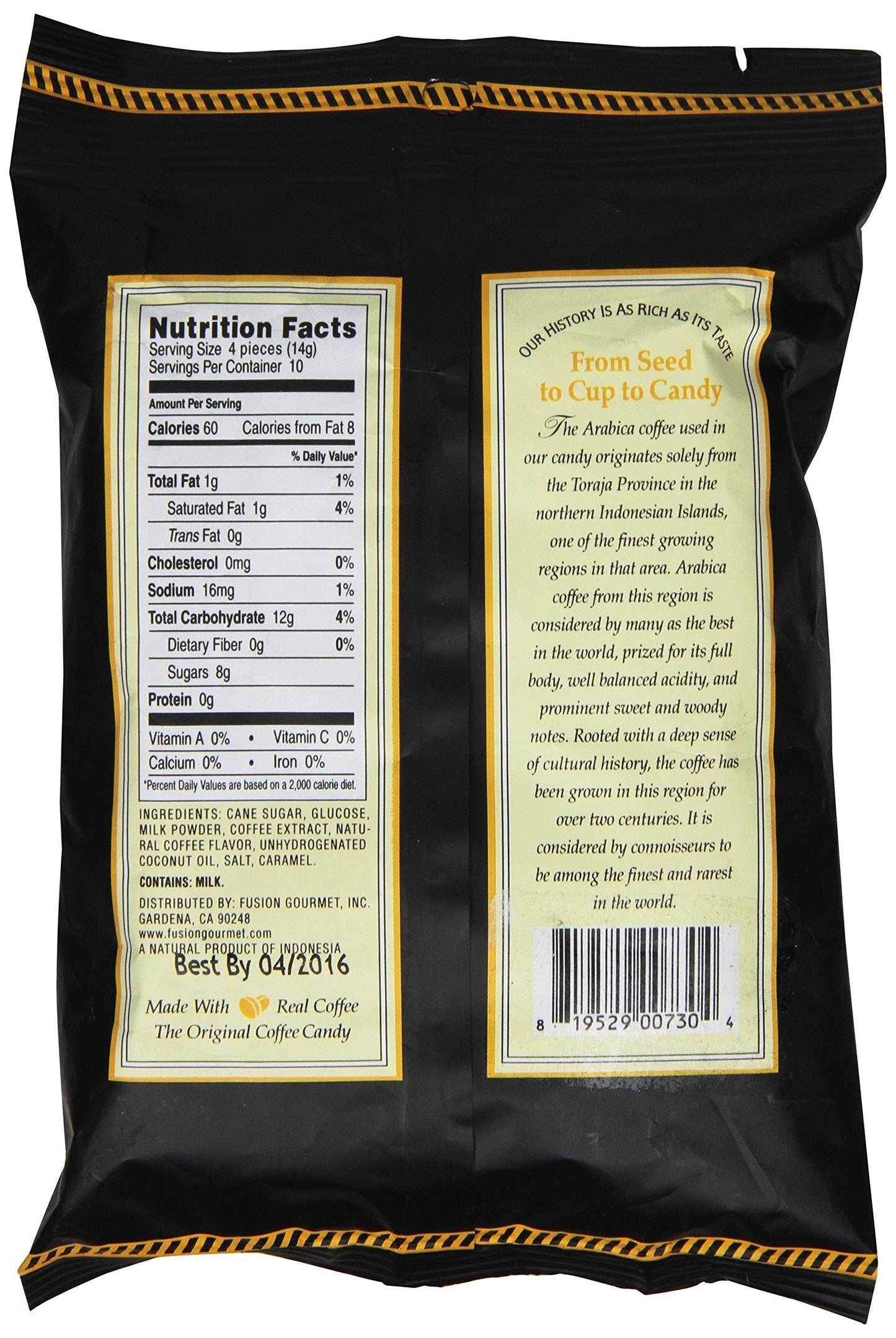 Bali's Best Coffee Candy Individually Wrapped, 0.35pounds (42 pcs)