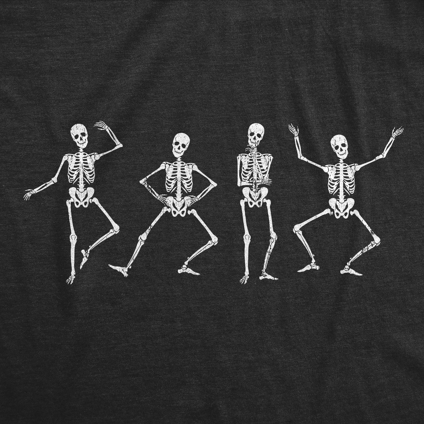 Mens Dancing Skeletons T Shirt Funny Halloween Party Spooky Boogie Tee for Guys Funny T Shirts Halloween Apparel for Men Novelty Tees for Guys Black - L