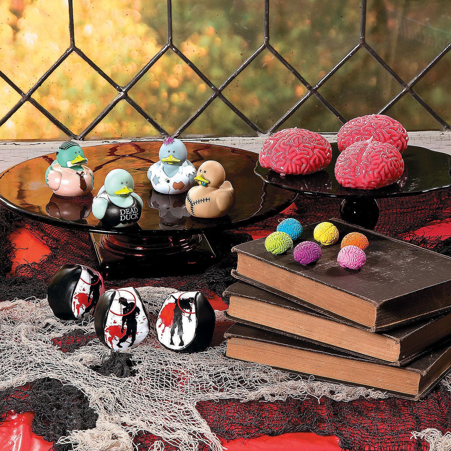 Brain Shaped Erasers (Set of 24) Halloween, Classroom Giveaways and Party Supplies