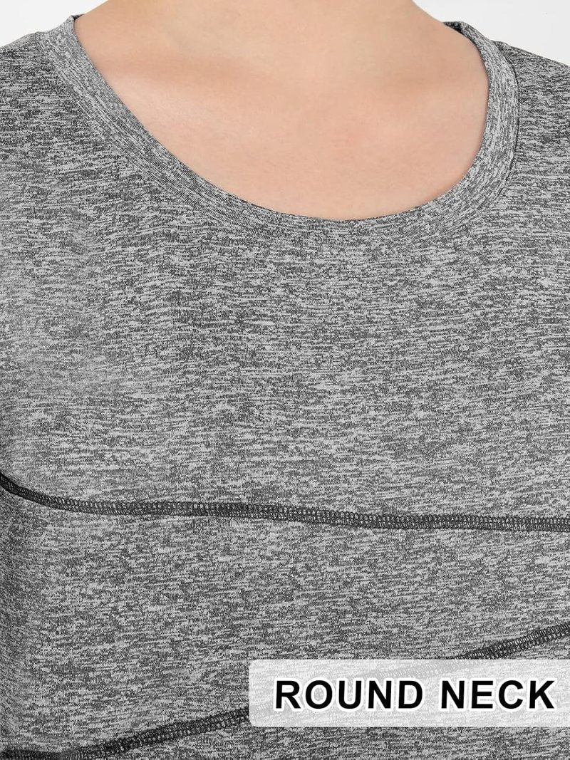 Workout Tops for Women - Short Sleeve Quick-Dry Yoga Shirts | Stylish Line Decor