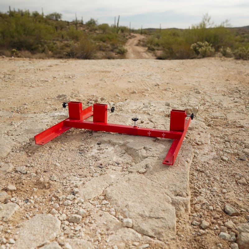 Adjustable Infinity Target Stand – Heavy-Duty, Stable, and Portable Shooting Target Stand with Adjustable Height & Width for Precision Practice