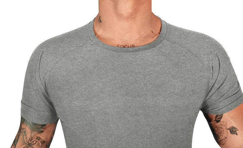 FUXERT Sauna Shirt for Men Sweat Sauna Suit for Gym Exercise Compression Shirt Workout Shapewear (GY XXL)