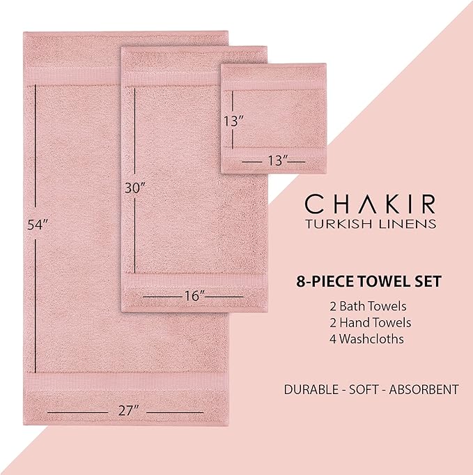 Chakir Turkish Linens | Hotel & Spa Quality 100% Cotton Premium Turkish Towels