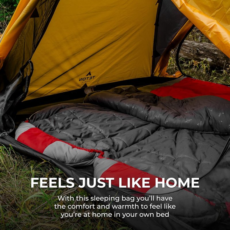 Teton 20F & 5F Degree Sleeping Bag - Lightweight Mummy Design for Camping, Hiking & Backpacking | Adult & Kids Sizes