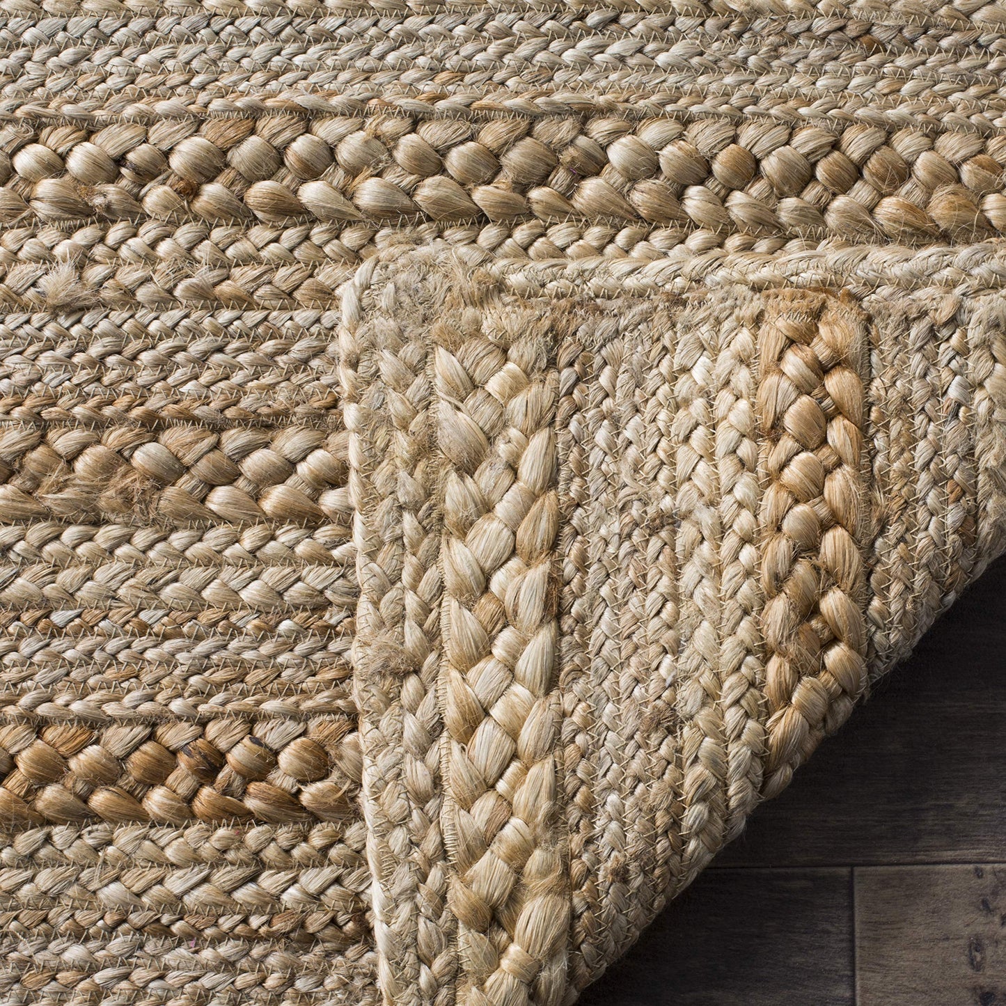 SAFAVIEH Natural Fiber Collection Accent Rug - 4' x 6', Natural, Handmade Farmhouse Jute, Ideal for High Traffic Areas in Entryway, Living Room, Bedroom (NF871A)