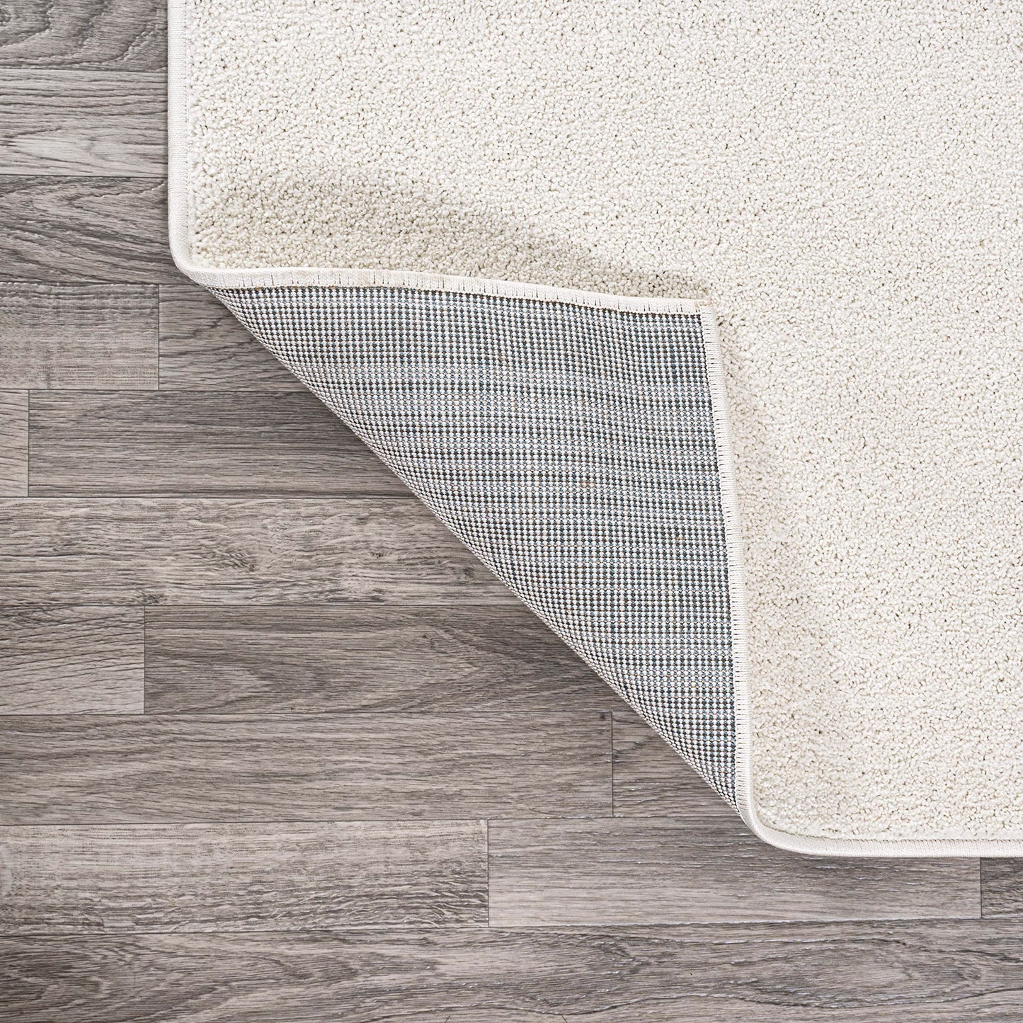 JONATHAN Y Haze Solid Low-Pile Cream 7x7 Square Indoor Area Rug, Coastal,Bohemian,Minimalist,Classic, Easy-Cleaning for Living Room,Bedroom,Kitchen,Pet Friendly,Non-Shedding (SEU100T-7SQ)