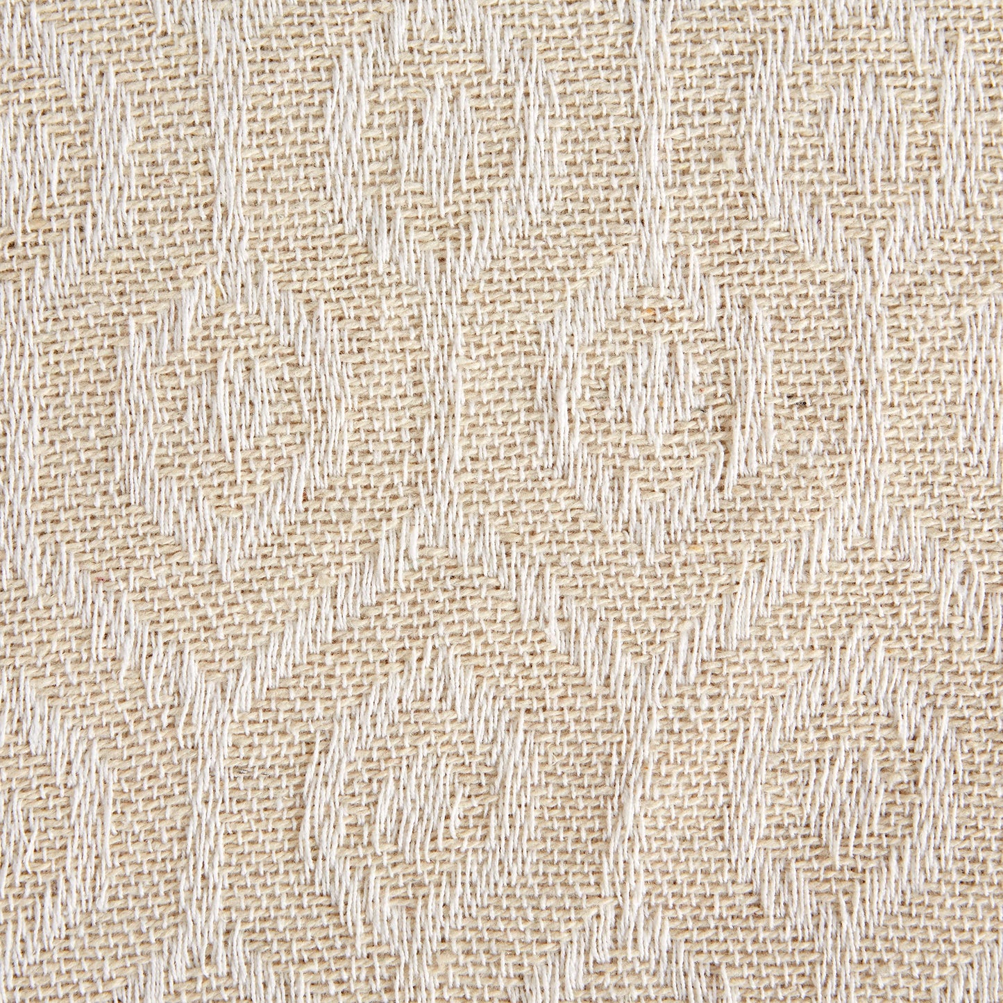 DII Modern Cotton Geometric Blanket Throw with Fringe for Chair, Couch, Picnic, Camping, Beach, & Keep Cozy with Everyday Use, 50x60, Off-White