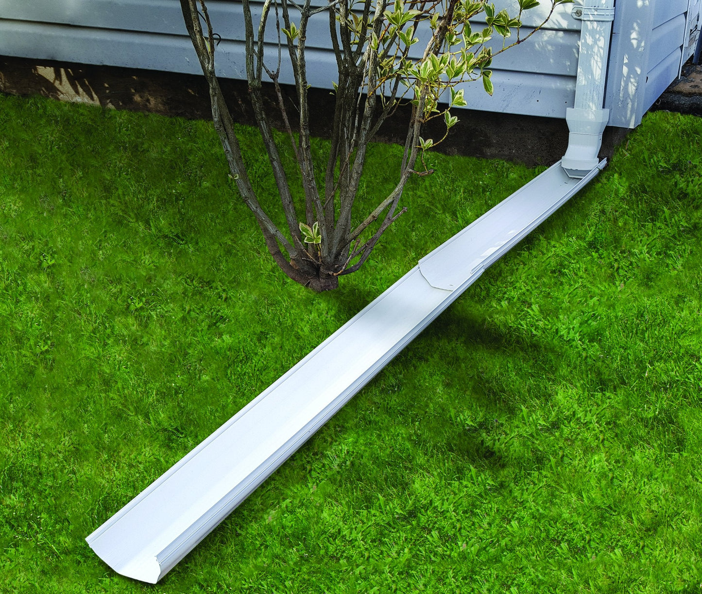 Frost King GWS3W Tilt and Drain Downspout Extender, 6 ft, White