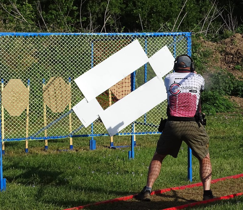 60 Official USPSA Cardboard Targets, Competition Torso Target, Full Size USPSA Cardboard Targets, Silhouette Shooting Target, Rifles, Handguns, & Shotguns, (60 Target Pack, USPSA)