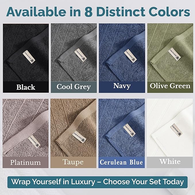 Casa Platino Bathroom Hand Towels