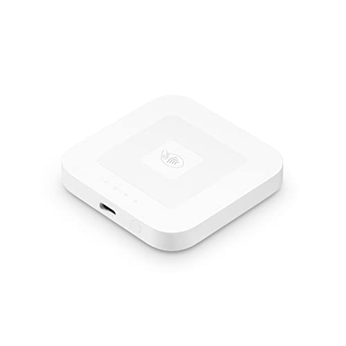 Square Bluetooth Contactless Card Reader (2nd generation) – Take contactless & card payments - accepts Chip & PIN, Debit and Credit Cards, Apple and Google Pay