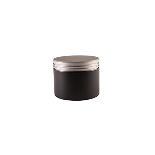 Min-E-Vault Storage Container - Aluminum - EDC Storage - Tools - Herbs - Medications - Vitamins - Rings - Small Valuables (Black)
