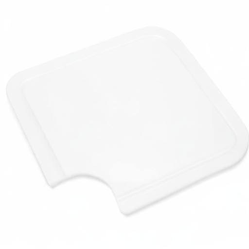 Camco Camper/RV Sink Mate Cutting Board | Features Built-In Juice Groove & Cut Corner for Scrap Disposal | Designed w/Adjustable Rubber Feet for Different Sink Sizes | Expand Kitchen Workspace (43857)