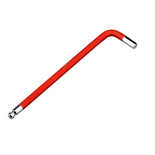 6mm Ball End Hex Key Allen Wrench,Internal Hexagonal Wrench, L Shaped Long Arm S2 Steel Repairing Tool£¬Red