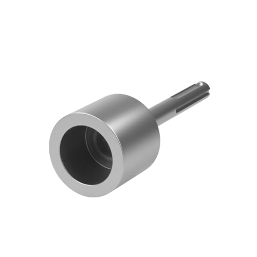 SDS Max Shank T-Post Driver, Fence Post Driver & Ground Rod Driver, 2-3/20 Inch Diameter Head, 40 Cr 8-2/3 Inch Long Ground Rod Adapter, Ideal for Driving T Posts, Fence Posts and Ground Rods