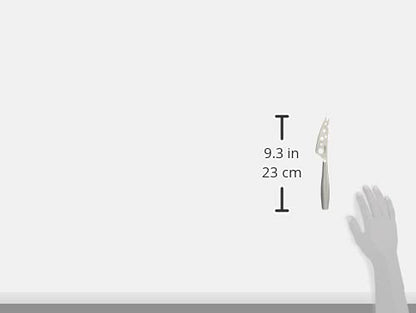 BOSKA Stainless Steel Cheese Knife - Copenhagen Nr.2 For All Types of Cheese - Multi-Functional Cheese Slicer - Handheld Slicer - Silver Non-Stick - Dishwasher Safe - For Kitchen Cooking