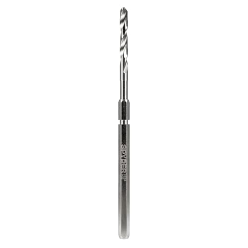 Spyder ¨ü-inch Hex8 HSS Hole Saw Pilot Bit, Compatible with Rapid Core Eject, for Wood and Metal