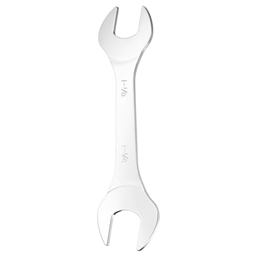 HARFINGTON Thin Open End Wrenches SAE, 1 1/8x1 1/4 Inches, Slim Wrench Tool for Tight Spaces Repair
