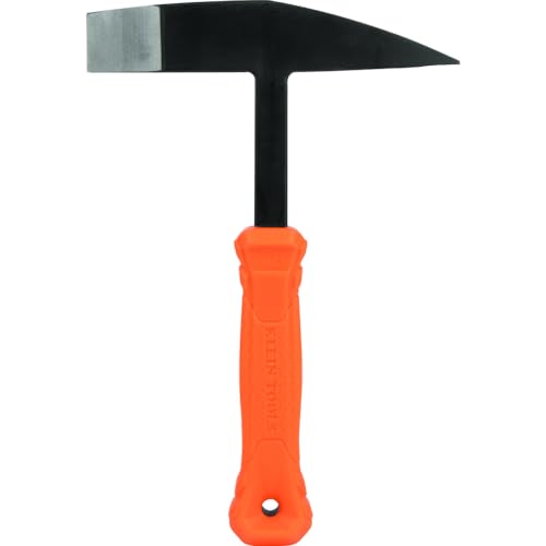 Klein Tools H80612 Welding Chipping Hammer, 10-Ounce Steel Head Slag Hammer with Shock Reduction Heat-Resistant Nylon Grip Handle, 7-Inch