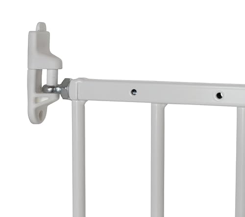 BabyDan MultiDan, 62.5-106.8 cm, Extendable Stair Gate/Baby Gate/Safety Gate, Metal, White, Made in Denmark - (Pet Gate/Dog gate)