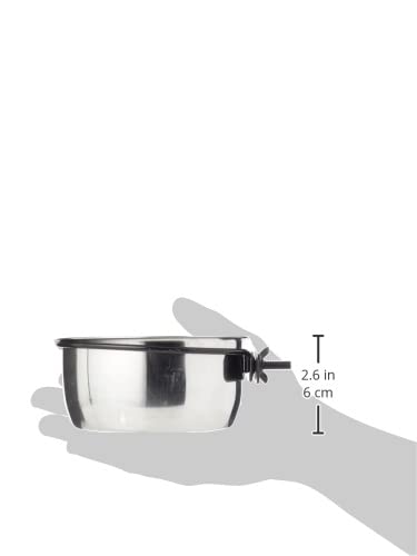 CLASSIC Pet Products Steel Bolt Clamp Coop Cup, 600 ml