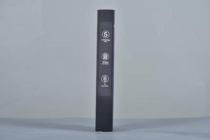 Electric Toothbrush, Sonic Toothbrushes with 8 Brush Heads 40000 VPM 5 Modes, Sonic Toothbrushes Fast Charge 4 Hours Last 30 Days, Rechargeable Electric Toothbrush for Adult (Black)