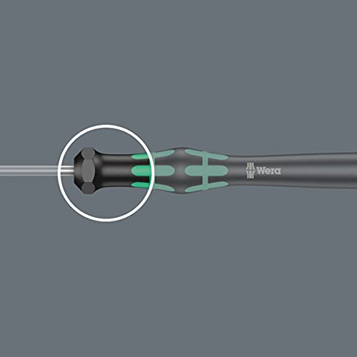 Wera 2035/6 B Kraftform Micro Screwdriver Set, for electronic applications, PH/SL, 6 Piece, 05118152001, Silver