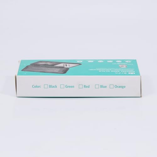 Brifit Digital Pocket Scale, Precision Mini Scale with Backlit LCD, PCS, Tare Function, 200g/0.01g Digital Scale with 50g Calibration Weights for Chiristmas Gift (Batteries, Tweezers Included)