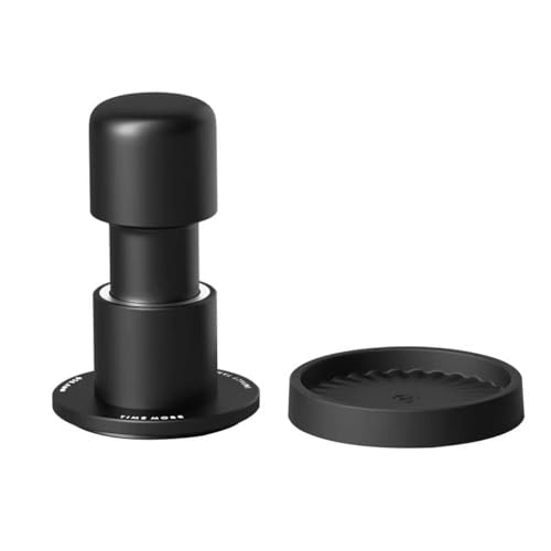 TIMEMORE 58mm Espresso Tamper - Stainless Steel & Aluminum Impulse Impact Coffee Accessories with Sound Feedback for Barista, Spring-Loaded Hand Tamper Tool Fits 58mm Portafilter (4 Springs Included)
