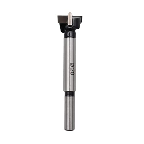 Forstner Drill Bits 20mm (25/32 inch) Tungsten Carbide Upgraded Version Higher Hardness Wood Hole Saw Auger Opener Woodworking Drilling Tool Wood Cutter