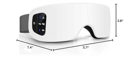 ESLYYDS Eye Massager with Heat, Compression, Heated Sleep Mask, Mothers Fathers Day Birthday Gifts for Women Men, Massager Scalp for Eye Strain Relief, Foldable,Comfortable