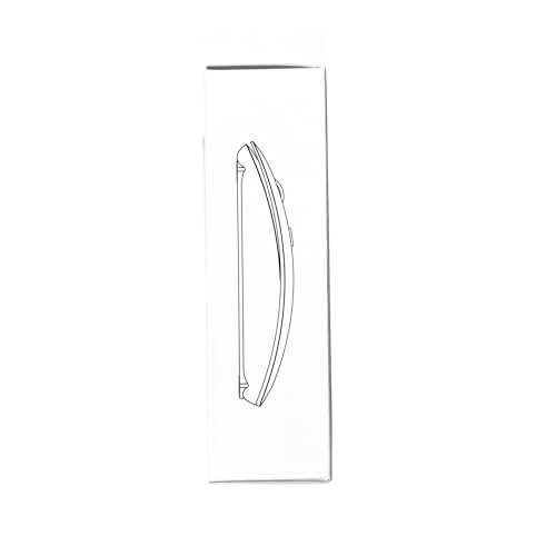 Wireless Bluetooth Mouse for MacBook Pro/Air/Mac/iPad/Laptop/Desktop/Mac/PC/Computer/Phone-Portable Slim Silent Office Mice with USB-C Adapter 2.4 GHz USB Mice (WhiteSilver)