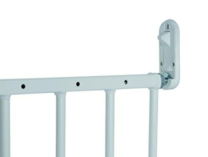 BabyDan MultiDan, 62.5-106.8 cm, Extendable Stair Gate/Baby Gate/Safety Gate, Metal, White, Made in Denmark - (Pet Gate/Dog gate)