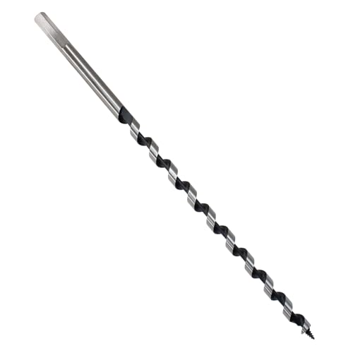 3/8 Inch Diameter Wood Auger Drill Bit, 12 Inch Long Ship Auger Bit for Soft and Hard Wood, Hex Shank Drill Bit for Hole Cutter, Tree Stump, Plastic, Drywall (10 x 300 mm)