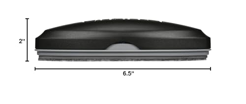 Quartet Eraser, Premium, 3-In-1, Whiteboard/Chalkboard, Magnetic, 6-1/2"x1-3/8", Black (BFEB3)