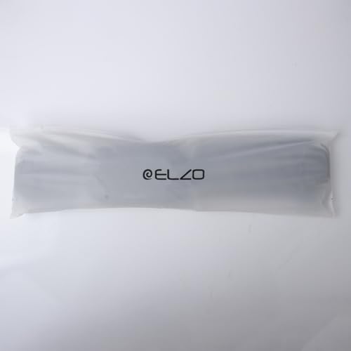 ELZO Wrist Rest for Keyboard and Mouse, Soft Memory Foam Wrist Support, Computer Ergonomic Wrist Support Pad, Non-Slip Wrist Rest for Computer Keyboard, Made Easy Typing & Relieve Wrist Pain(Black)