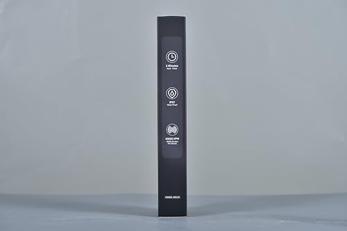 Electric Toothbrush, Sonic Toothbrushes with 8 Brush Heads 40000 VPM 5 Modes, Sonic Toothbrushes Fast Charge 4 Hours Last 30 Days, Rechargeable Electric Toothbrush for Adult (Black)