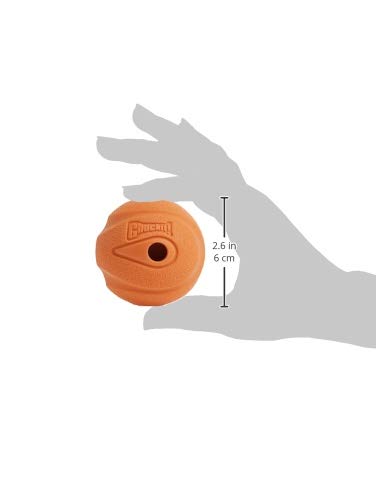ChuckIt! Fetch Medley Gen 1 Rubber Dog Balls, The Whistler, Max Glow & Rebounce Balls for Dogs, Durable High Bounce Launcher Compatible Dog Toy, Medium, 3 Pack