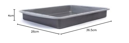 lakeland Traybake Tin – Integral Cutting Guides for Equal Slices