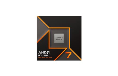 AMD Ryzensets 7 9700X Processor (8 Cores/16 Threads) 65W DTP, AM5 socket, 40MB Cache, Up to 5.5 GHz max boost frequency, no cooler