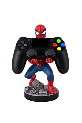 Cableguys Marvel The Amazing Spider-Man Controller Holder & Phone Stand - Gaming Accessories for Room and Desk Setup, Holder Compatible with Xbox, PlayStation & Most Standard Game Controllers