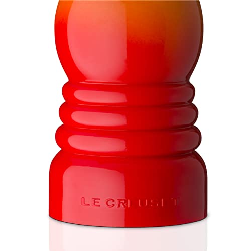 Le Creuset Classic Adjustable Pepper Mill Grinder, Chip-resistant ABS Plastic, Anti-Corrosion, 40g, 21 cm, Volcanic, 96001900090000