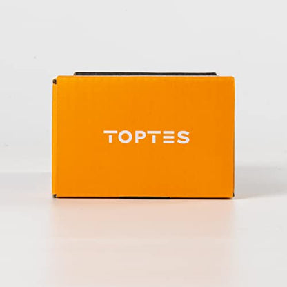 TopTes TS-301 Anemometer Wind Speed Meter, 2.26-Inch Display Wind Meter with Backlight, Max/Min/Average - Orange