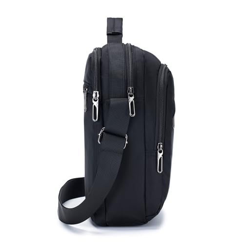 SPAHER Men Handbags Shoulder Bags Messenger Business Bag Crossbody Satchel Sling Waterproof Travel Bag Daily Man Bag Gift with Adjustable Shoulder Strap for Ipad