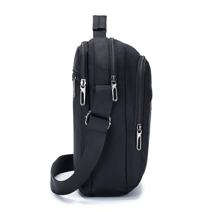 SPAHER Men Handbags Shoulder Bags Messenger Business Bag Crossbody Satchel Sling Waterproof Travel Bag Daily Man Bag Gift with Adjustable Shoulder Strap for Ipad