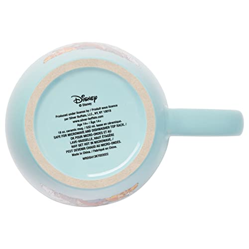 Silver Buffalo Disney Classics Dogs Home Is Where Your Dog Is Featuring 101 Dalmatians, Lady and the Tramp, The Fox and the Hound, and Oliver & Company Ceramic Mug, 18 Ounces