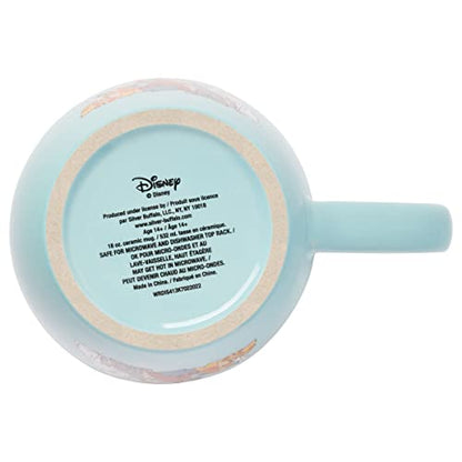 Silver Buffalo Disney Classics Dogs Home Is Where Your Dog Is Featuring 101 Dalmatians, Lady and the Tramp, The Fox and the Hound, and Oliver & Company Ceramic Mug, 18 Ounces