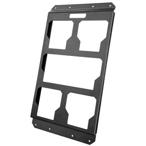 Packout Mounting Plate Compatible with Milwaukee Packout Toolbox,Aluminum Mounting Base Storage Toolbox on Wall or Floor,(Half Plate)