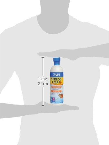 API Stress Coat Aquarium Water Conditioner, Fish , 473 ml Bottle
