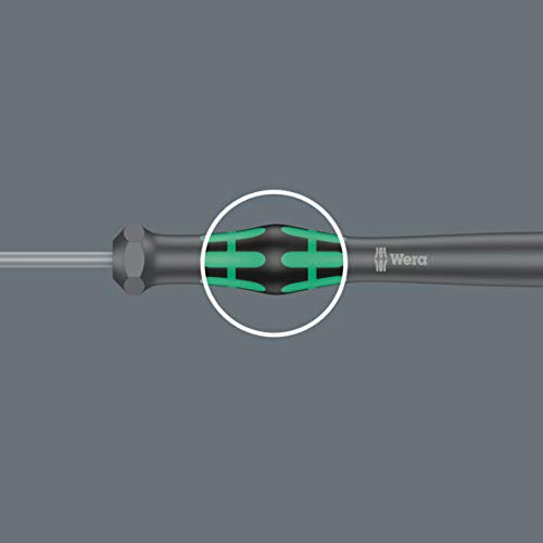Wera 2035/6 B Kraftform Micro Screwdriver Set, for electronic applications, PH/SL, 6 Piece, 05118152001, Silver